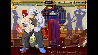 Pretty lady having sex with big monsters men in kung fu gl hentai sex game video