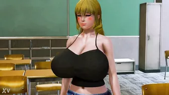 Dragon Maid Lucoa bouncing her huge tits in Honey Select