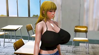 Dragon Maid Lucoa bouncing her huge tits in Honey Select