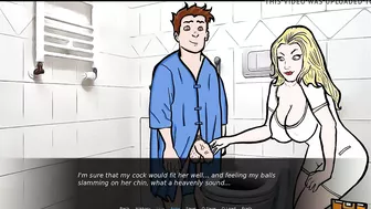 Quantum Loop-Hot Blonde Nurse Handjob Bathroom