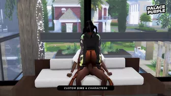 Ebony Thot gets her big ass pounded by Step Brother until he nuts inside her