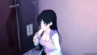 Chizuru Mizuhara: Gives A Quick Blowjob In A Public Bathroom