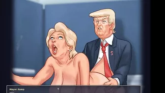 Summer TimeSaga – Donald Fucks Hillary – Old Couple Sex