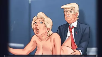 Summer TimeSaga – Donald Fucks Hillary – Old Couple Sex