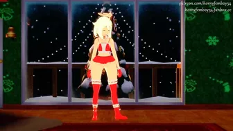 MMD – Special Christmas video with Paimon