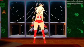 MMD – Special Christmas video with Paimon