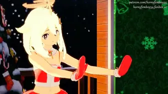 MMD – Special Christmas video with Paimon