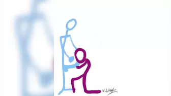 Stick Figure Blowjob by Widehandz