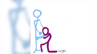 Stick Figure Blowjob by Widehandz