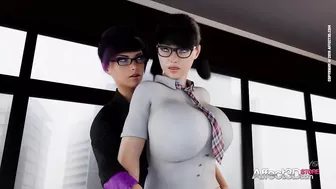 Office futa babes having intensive sex training