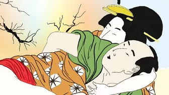 UKiyo Erotic Art – Asian Couple Having Sex