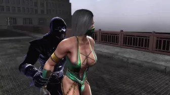 MK9 Jade in Brutal Ryona Freecam. mp4