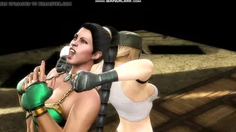 MK9 Jade vs Sonya Ryona Freecam. mp4