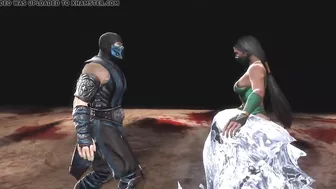 MK9 Jade vs Sub-zero Ryona in Freecam (7)