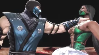 MK9 Jade vs Sub-zero Ryona in Freecam (7)