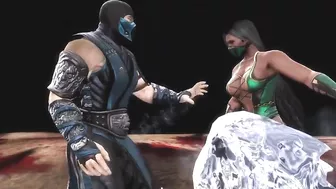 MK9 Jade vs Sub-zero Ryona in Freecam (7)