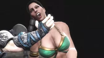 MK9 Jade vs Sub-zero Ryona in Freecam (1)