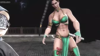 MK9 Jade vs Sub-zero Ryona in Freecam (1)