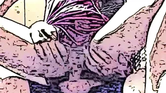 Fucking my Pussy Close-Up, Cartoon American Milf 07