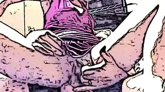 Fucking my Pussy Close-Up, Cartoon American Milf 07