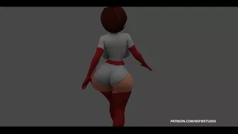 Helen parr - The Incredible - 4K WALK