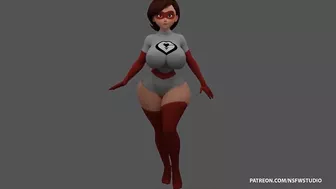 Helen parr - The Incredible - 4K WALK