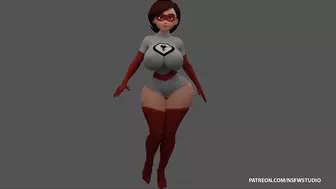 Helen parr - The Incredible - 4K WALK