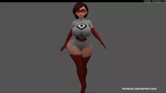 Helen parr - The Incredible - 4K WALK