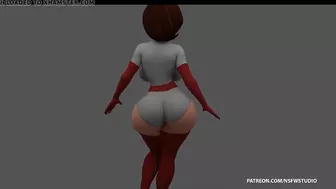 Helen parr - The Incredible - 4K WALK