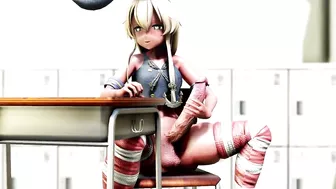 Shimakaze Fapping In The Classroom