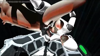 SFM 3D VR SEX DROID SUCKS PRISONER DRY