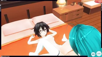 3D HENTAI Schoolgirls Lesbians Fuck With A Vibrator