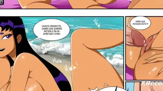 fucking Estarfire on the beach xxx