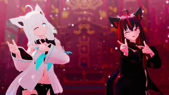 【MMD Hololive 4k/60fps】《Shirakami Fubuki (白上フブキ)》~《愛包ダンスホール(Heart Pie Dancehall) HIMEHINA》