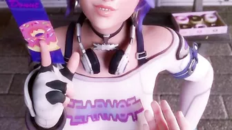 Kiriko from Overwatch suck your dick until you cum in her mouth