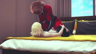 Violet Parr sex on lockers room The incredibles Casual clothes hentai uncensored