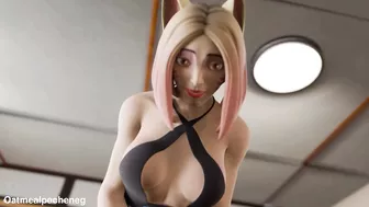 Horny Ahri from League of Legends ride you until you cum POV