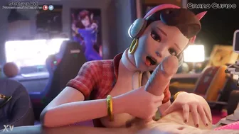 D.Va Enjoying big Dick Overwatch Part 2