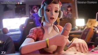 D.Va Enjoying big Dick Overwatch Part 2