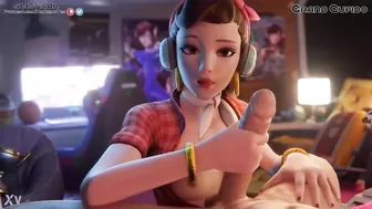 D.Va Enjoying big Dick Overwatch Part 2