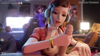 D.Va Enjoying big Dick Overwatch Part 2