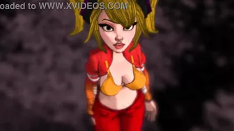 Get a taste of 3d cartoon model sweet sweet Brandie's slim thick curvy booty