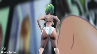 Jump around with Big booty 3d model Kim