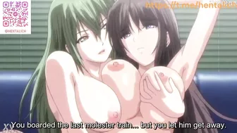 Two lisbians caress each other to orgasm hentai