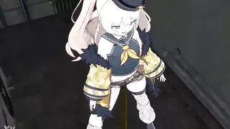 MMD azurlane Bache sex in Dark Alleyway