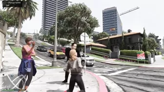 Me follo a peatonas en plena calle (GTA 5)