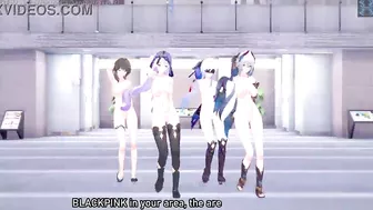 Honkai Star Rail: [MMD] BLACKPINK - ‘Shut Down’ (Black Swan, Ruan Mei, Jingliu, Hanya)