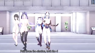 Honkai Star Rail: [MMD] BLACKPINK - ‘Shut Down’ (Black Swan, Ruan Mei, Jingliu, Hanya)