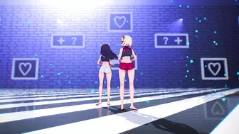 【MMD Lycoris Recoil 4k/60fps】《Chisato(錦木 千束) Takina(井ノ上 たきな)》 ~《Party Tonight LAYSHA (레이샤)》 Naughty