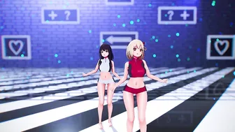 【MMD Lycoris Recoil 4k/60fps】《Chisato(錦木 千束) Takina(井ノ上 たきな)》 ~《Party Tonight LAYSHA (레이샤)》 Naughty